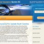 auto insurance website screenshot 1