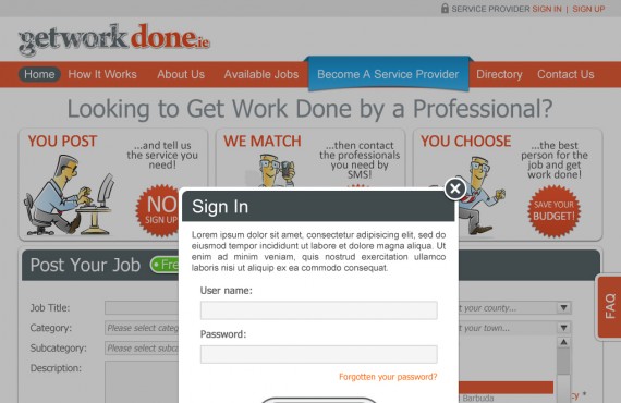 getworkdone website redesign screenshot 3