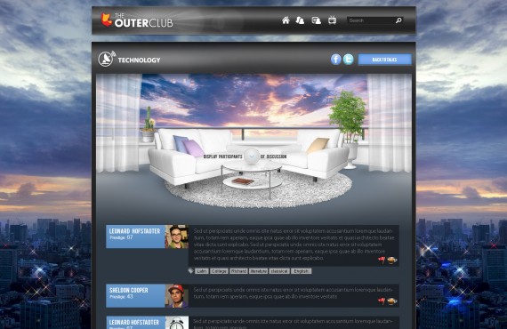 outerclub online community website graphic design screenshot 19