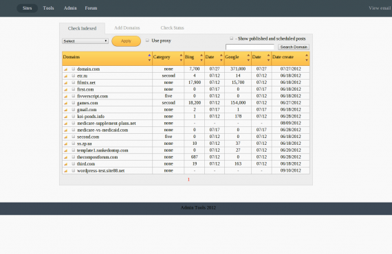 express console web application development screenshot 2