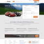 renty – car rental & booking psd template screenshot 2
