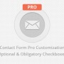 the contact form pro plugin customization – adding obligatory and optional checkboxes screenshot 1