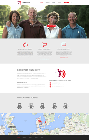 golfwallet – wordpress design & development screenshot 2