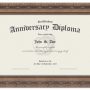 anniversary diploma certificate screenshot 2