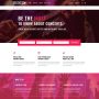 concerto – music events & tickets psd template screenshot 1