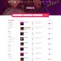 concerto – music events & tickets psd template screenshot 11