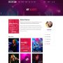 concerto – music events & tickets psd template screenshot 6