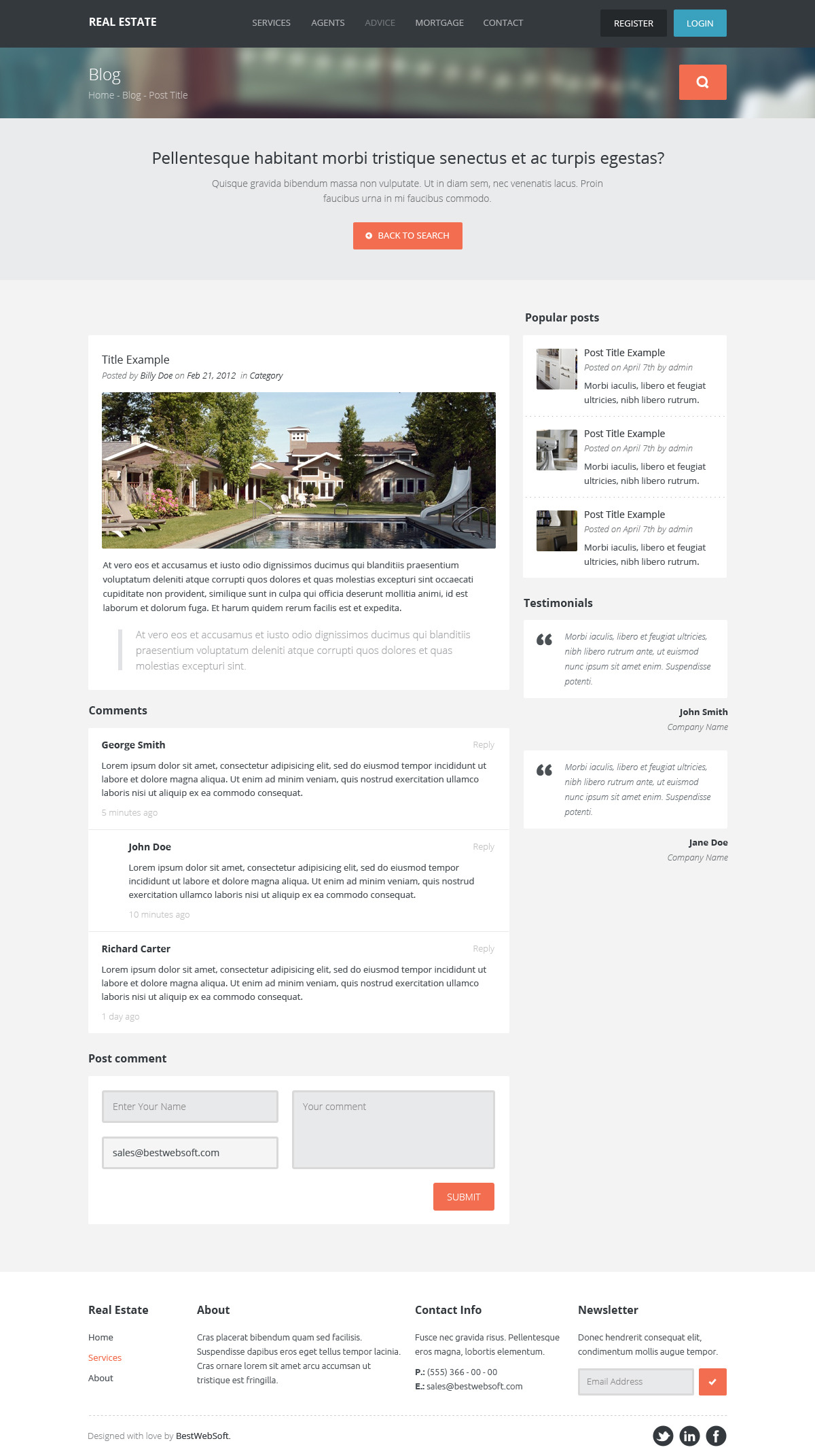 real estate – creative wordpress theme screenshot 8