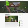 ride my bicycle – multipurpose psd template screenshot 1