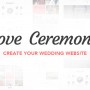 love ceremony – wedding psd template screenshot 1