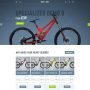 rent a bike – rental & booking psd template screenshot 1