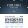 rent a bike – rental & booking psd template screenshot 4