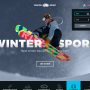 winter sport – ski & snowboard rental psd template screenshot 38