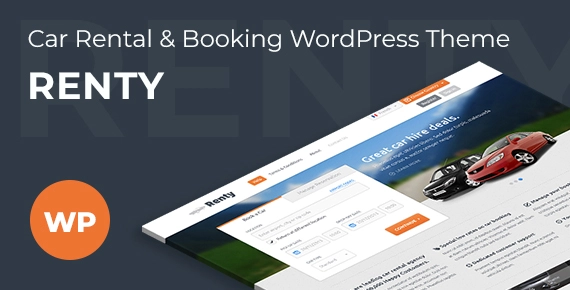 Renty V2 – Car Rental & Booking WordPress Theme logo